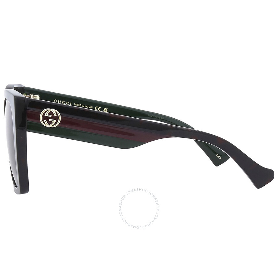 Gucci Brown Cat Eye Ladies Sunglasses GG1300S 002 55 - 4