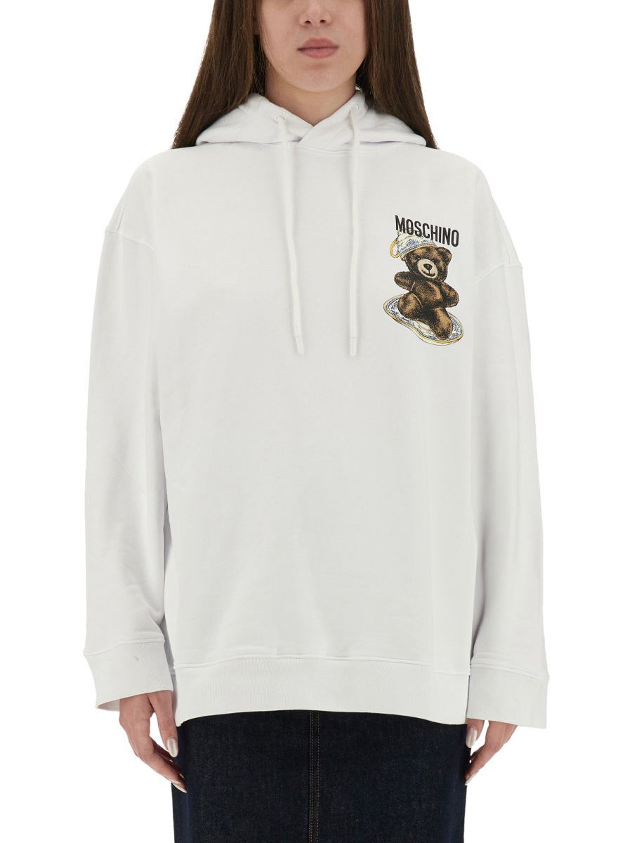 Sweatshirt With "Teddy" Print - 1