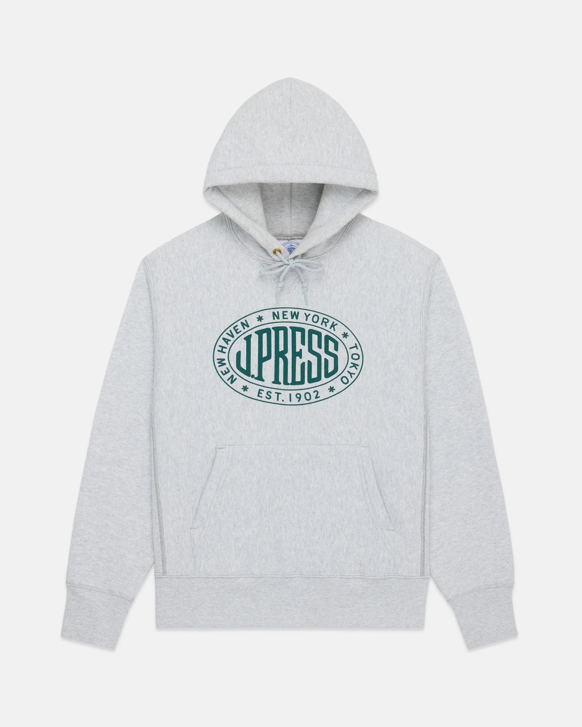 MADE IN USA J. PRESS VINTAGE SEAL LOGO HOODIE - 1