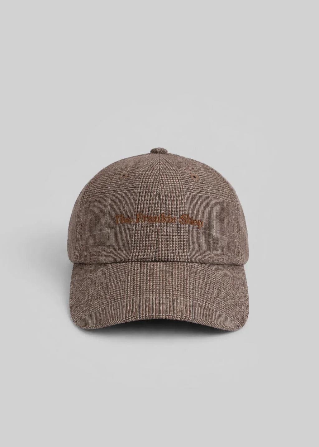 Frankie Baseball Cap - Brown Glen Plaid - 1