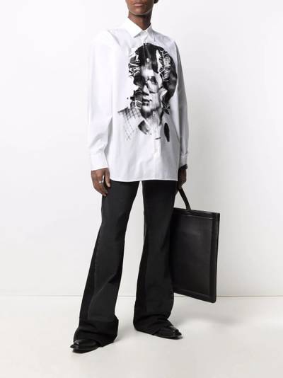 Raf Simons photograph-print long-sleeve shirt outlook