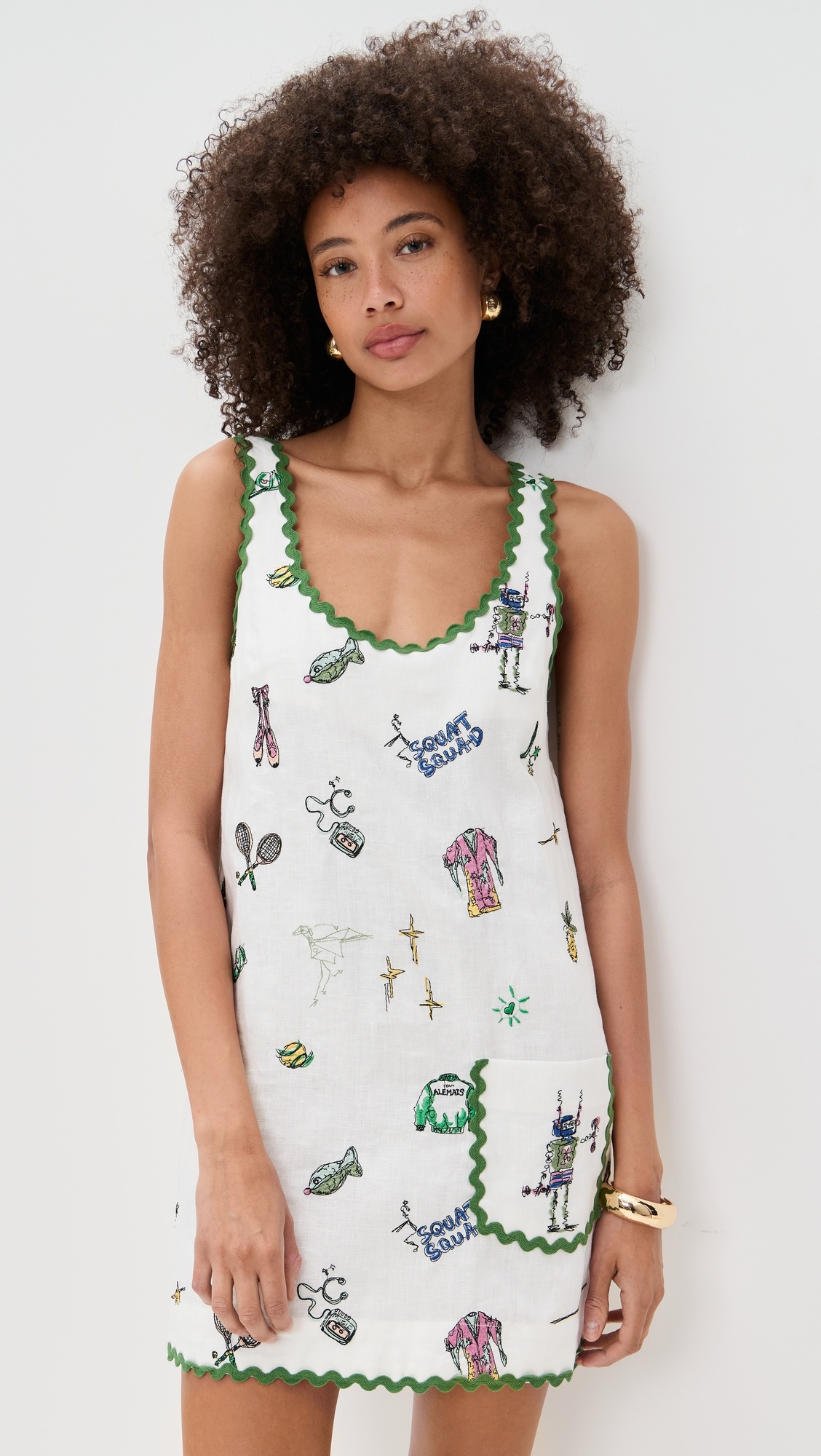 Play Embroidered Mini Dress - 4