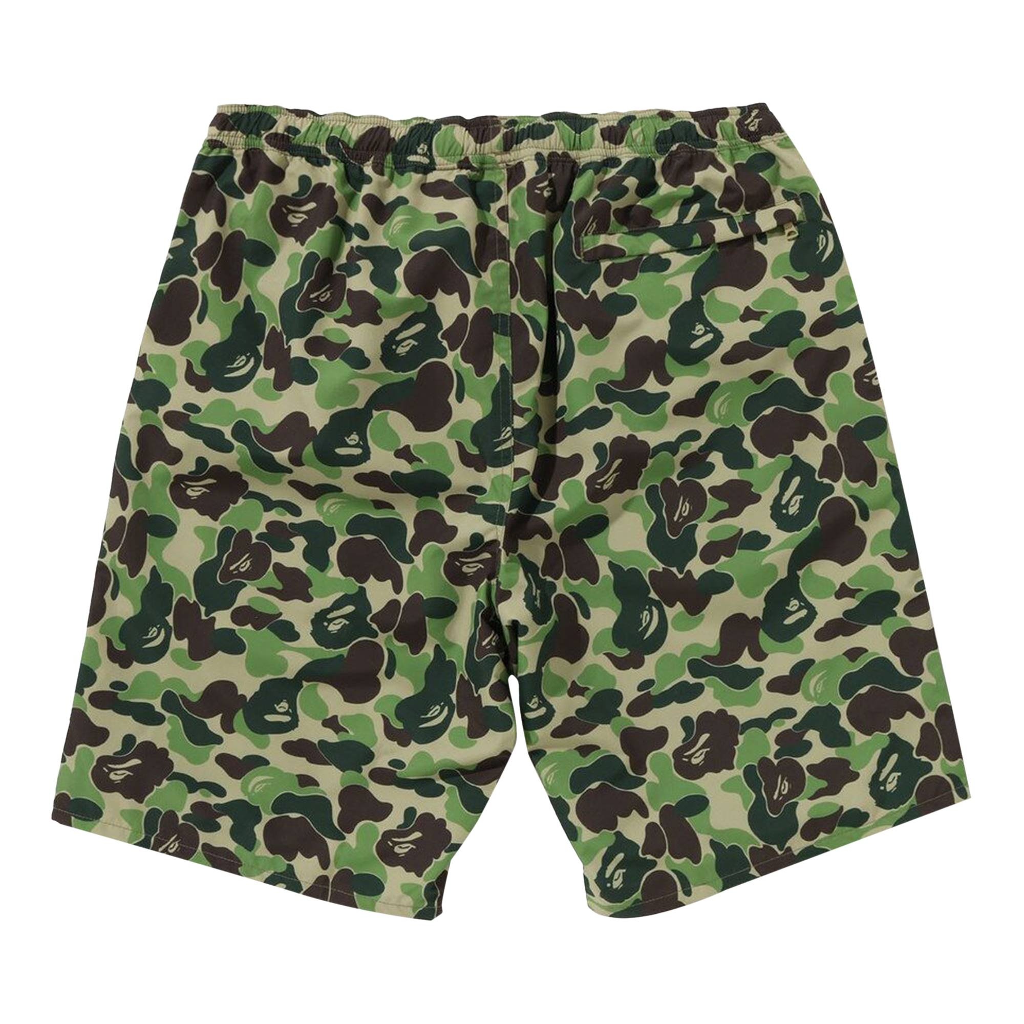 BAPE ABC Camo Beach Shorts 'Green' - 2