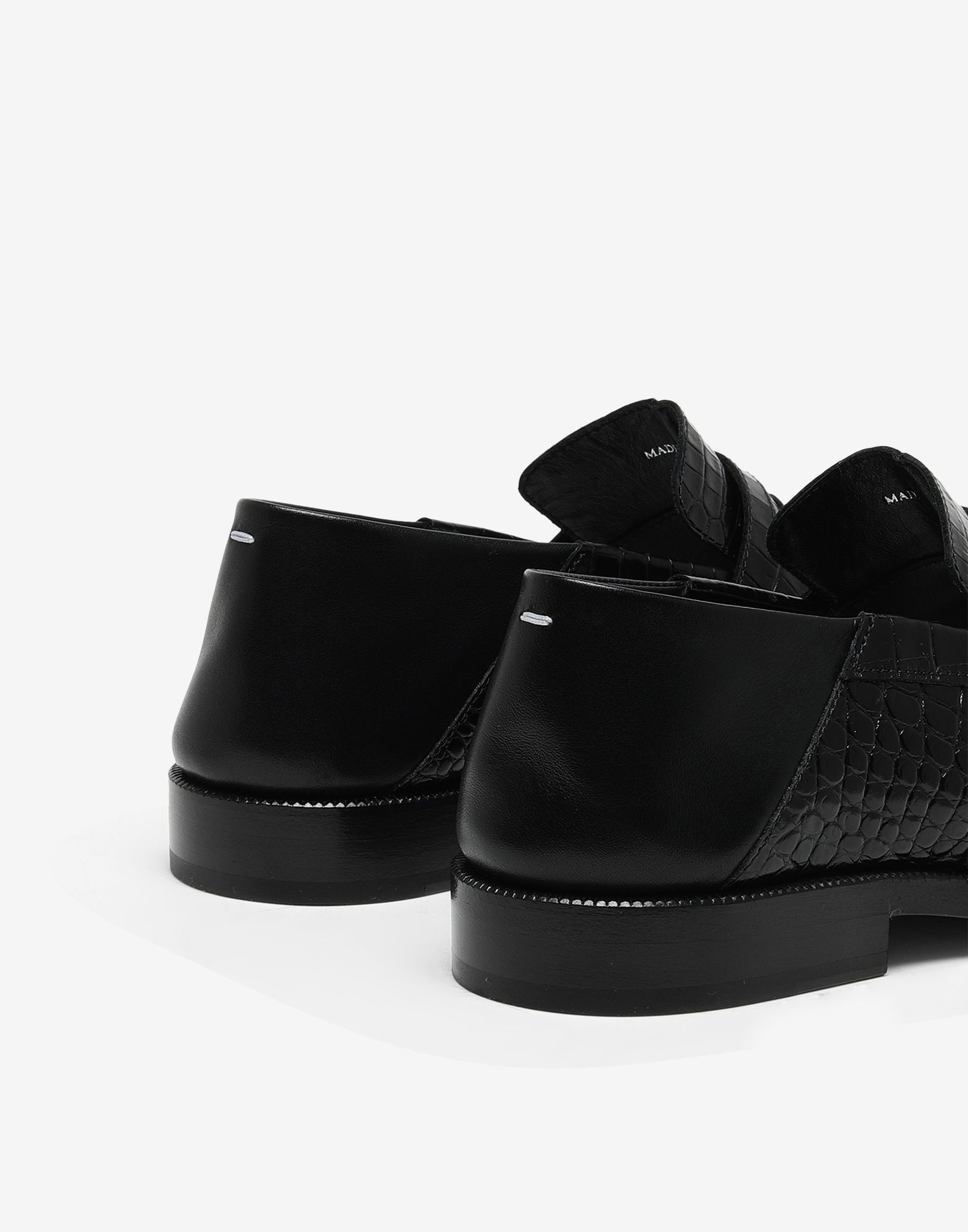 Tabi croc-effect loafers - 4