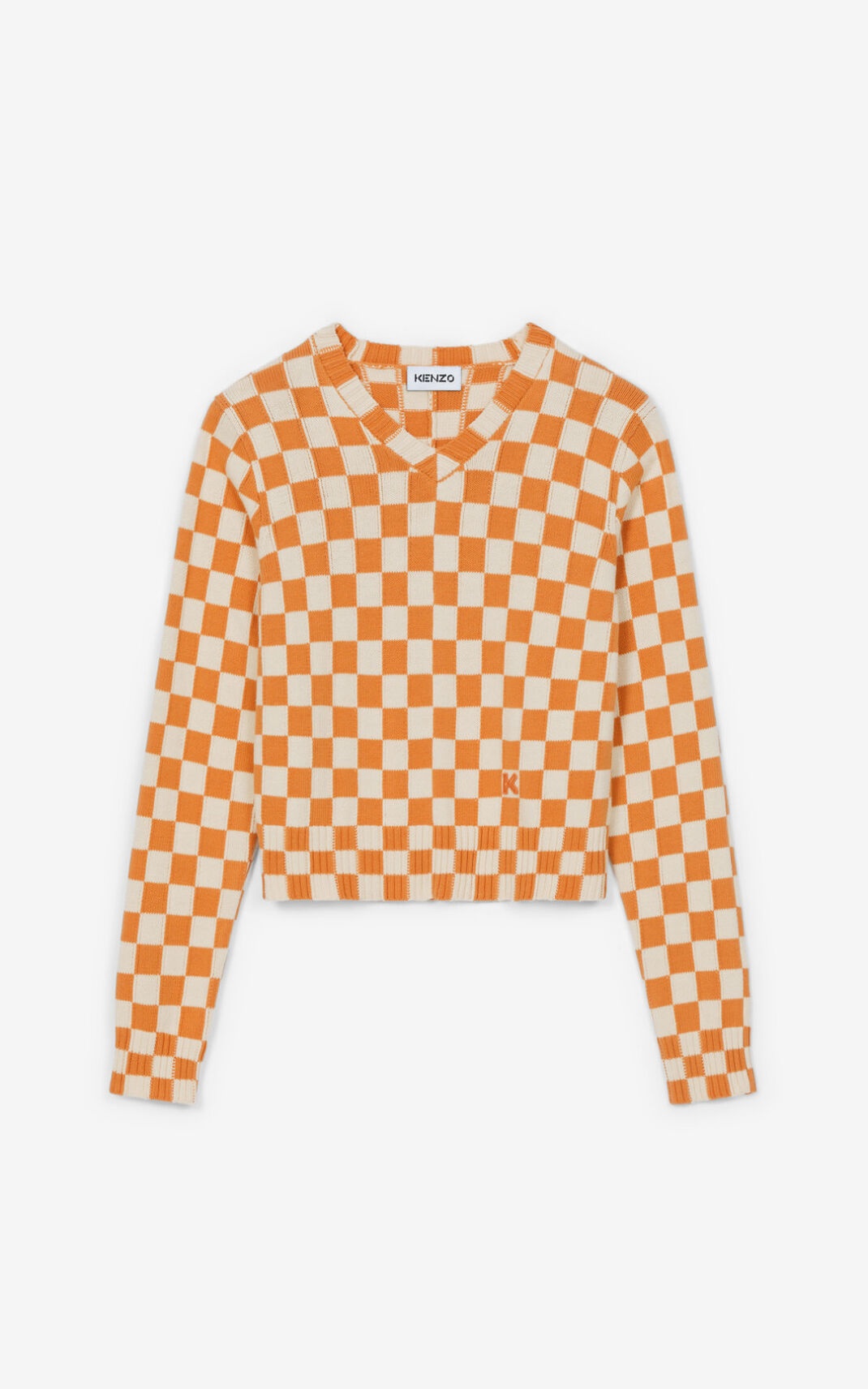 Short checked jumper - 1