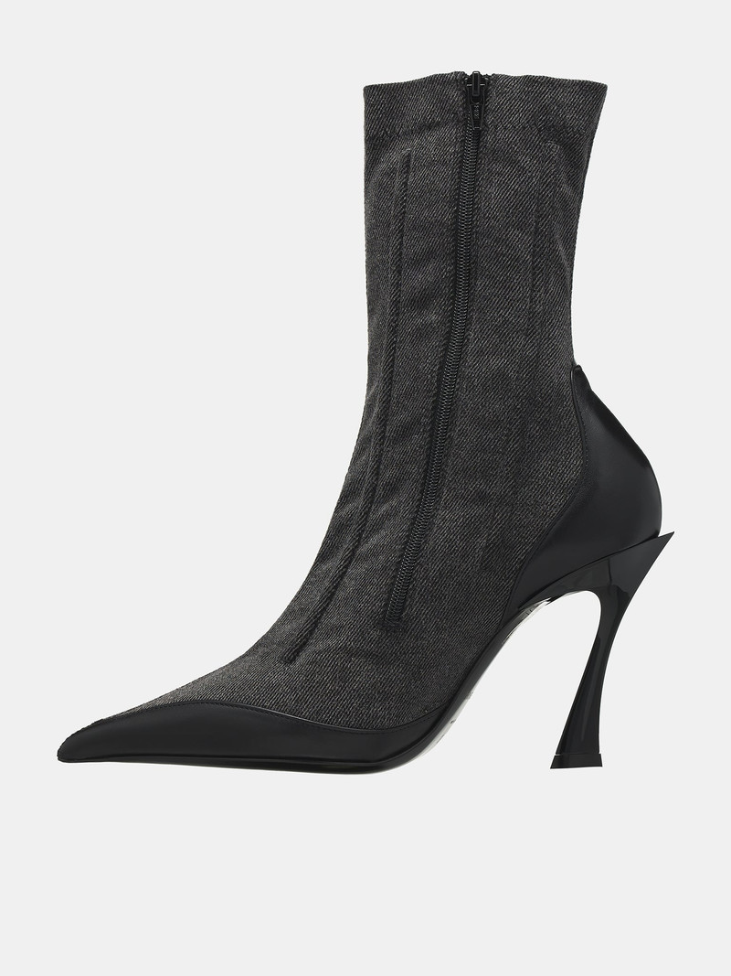 MUGLER Denim Boots outlook