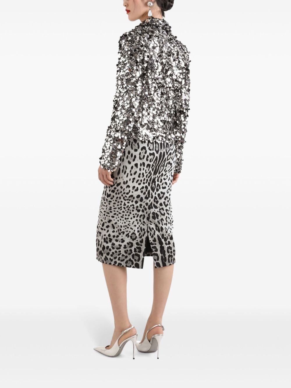 leopard-print skirt - 3