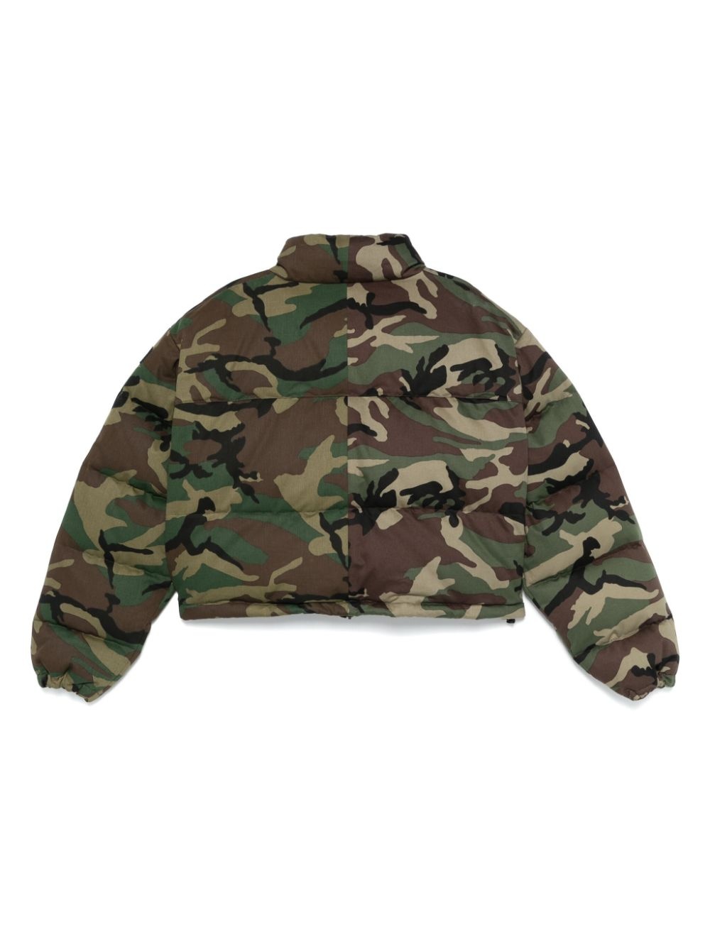 camouflage puffer jacket - 2