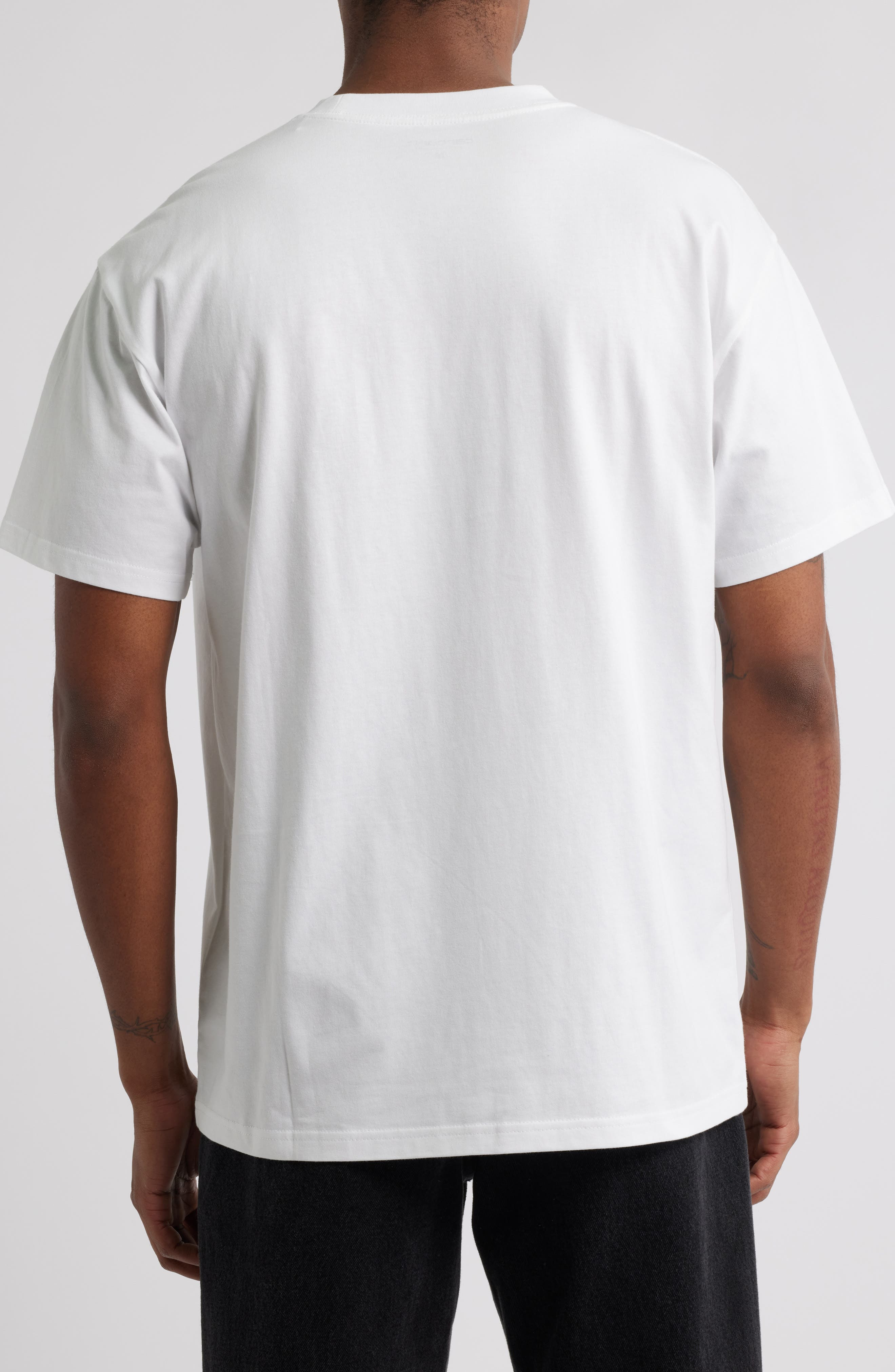 Carhartt Work In Progress Pocket Heart Organic Cotton T-Shirt in White /Red at Nordstrom - 2