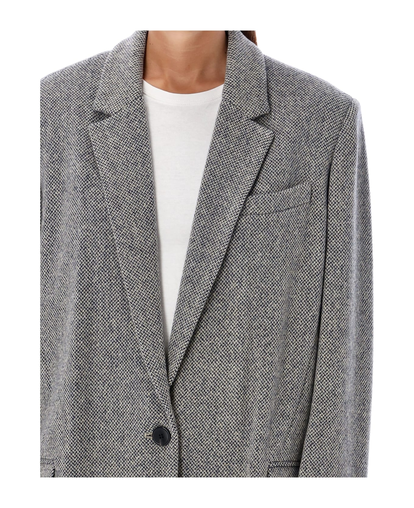Embroidered Wool Blend Cikaito Blazer - 3