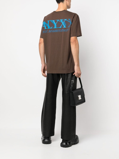 1017 ALYX 9SM logo-print crew-neck T-shirt outlook