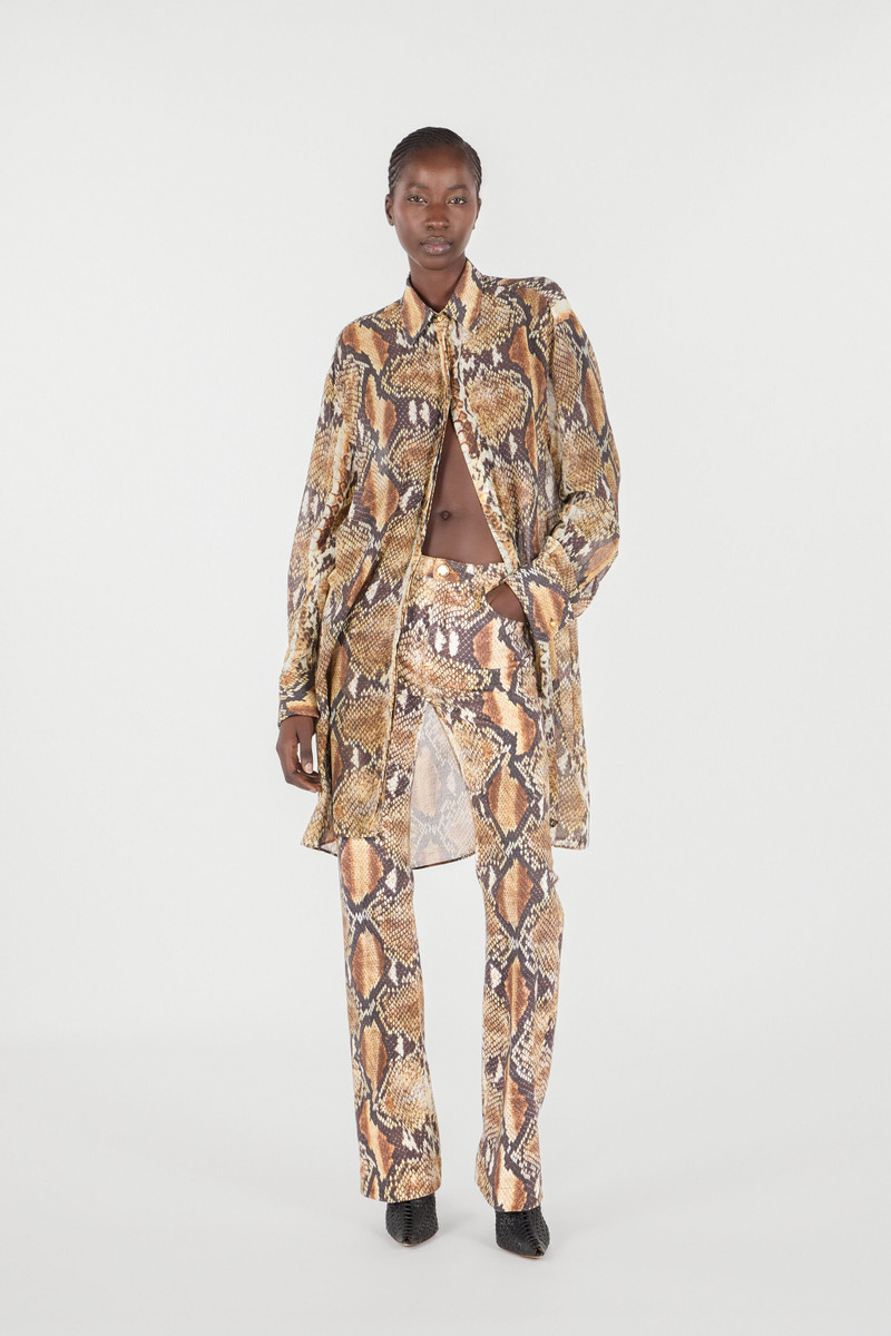 Roberto Cavalli Python Print Shirt Dress outlook