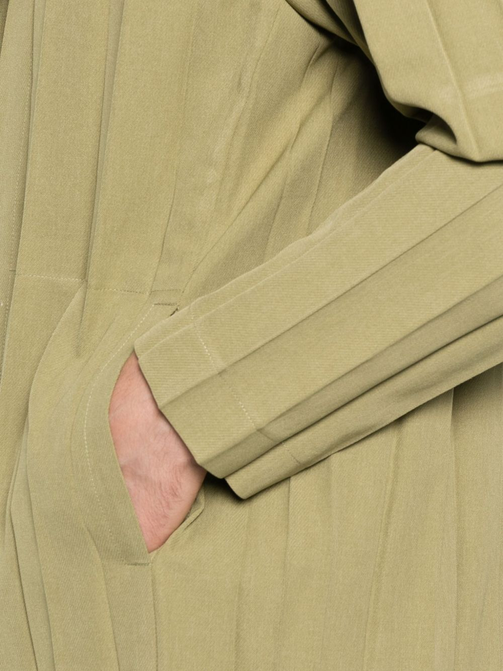 pleated blazer - 5