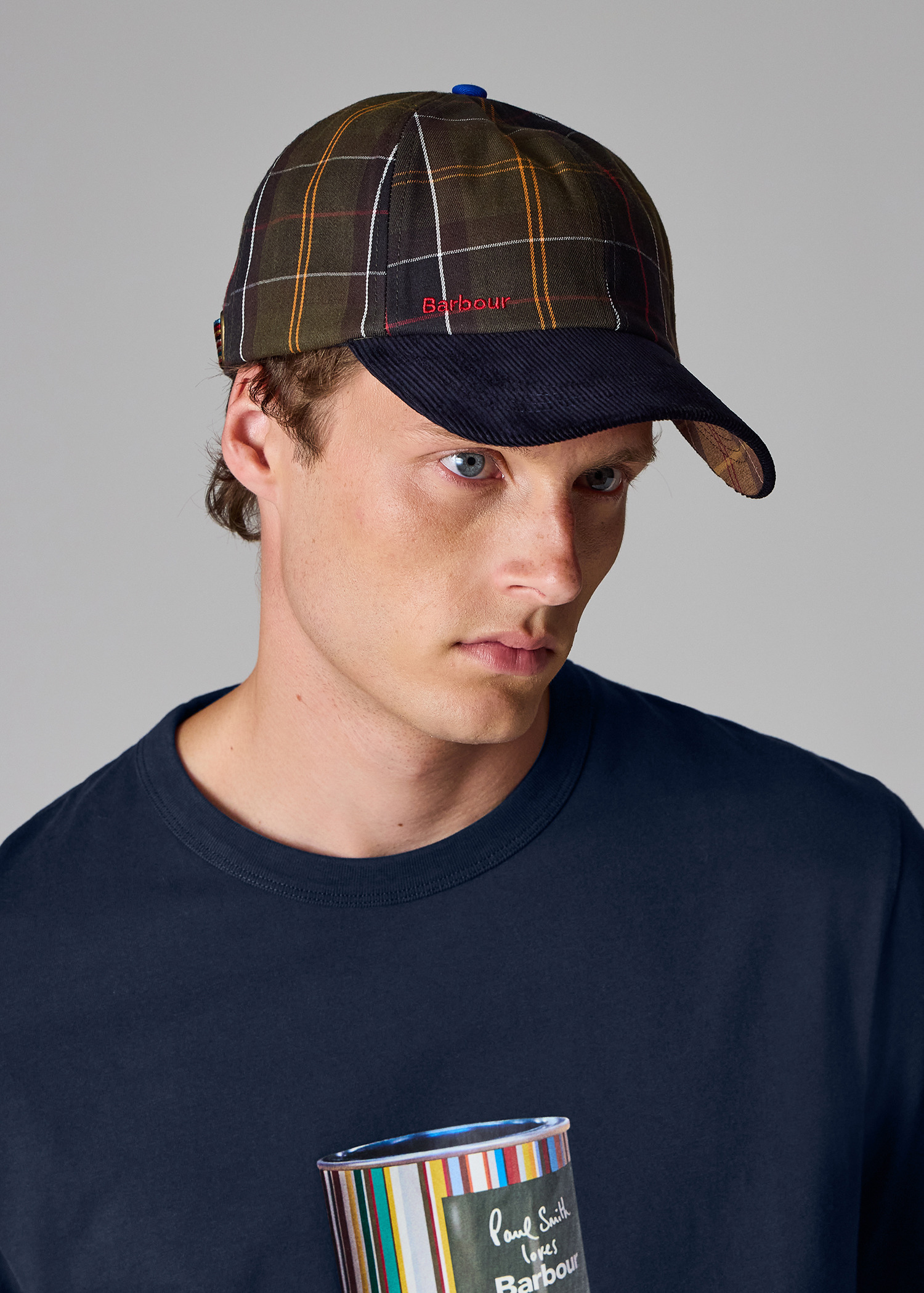Paul Smith loves Barbour - Mixed Tartan Cap - 7