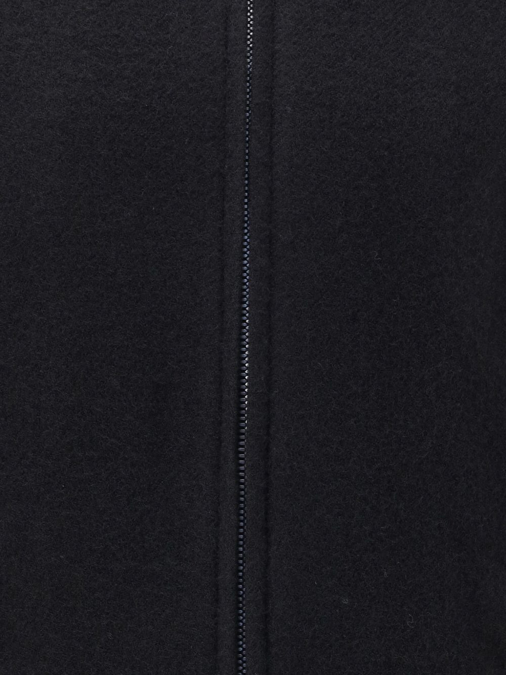 pointed-collar zip-front shirt jacket - 5