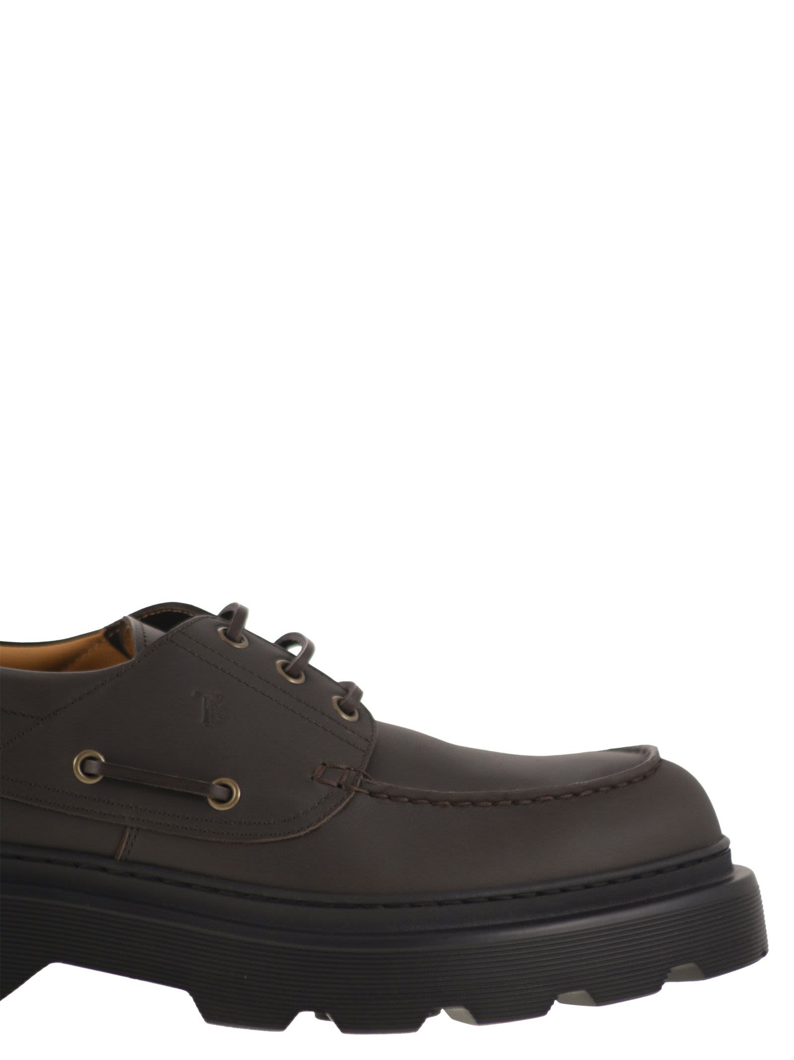 Tod's Men Leather Boat Shoe - 6