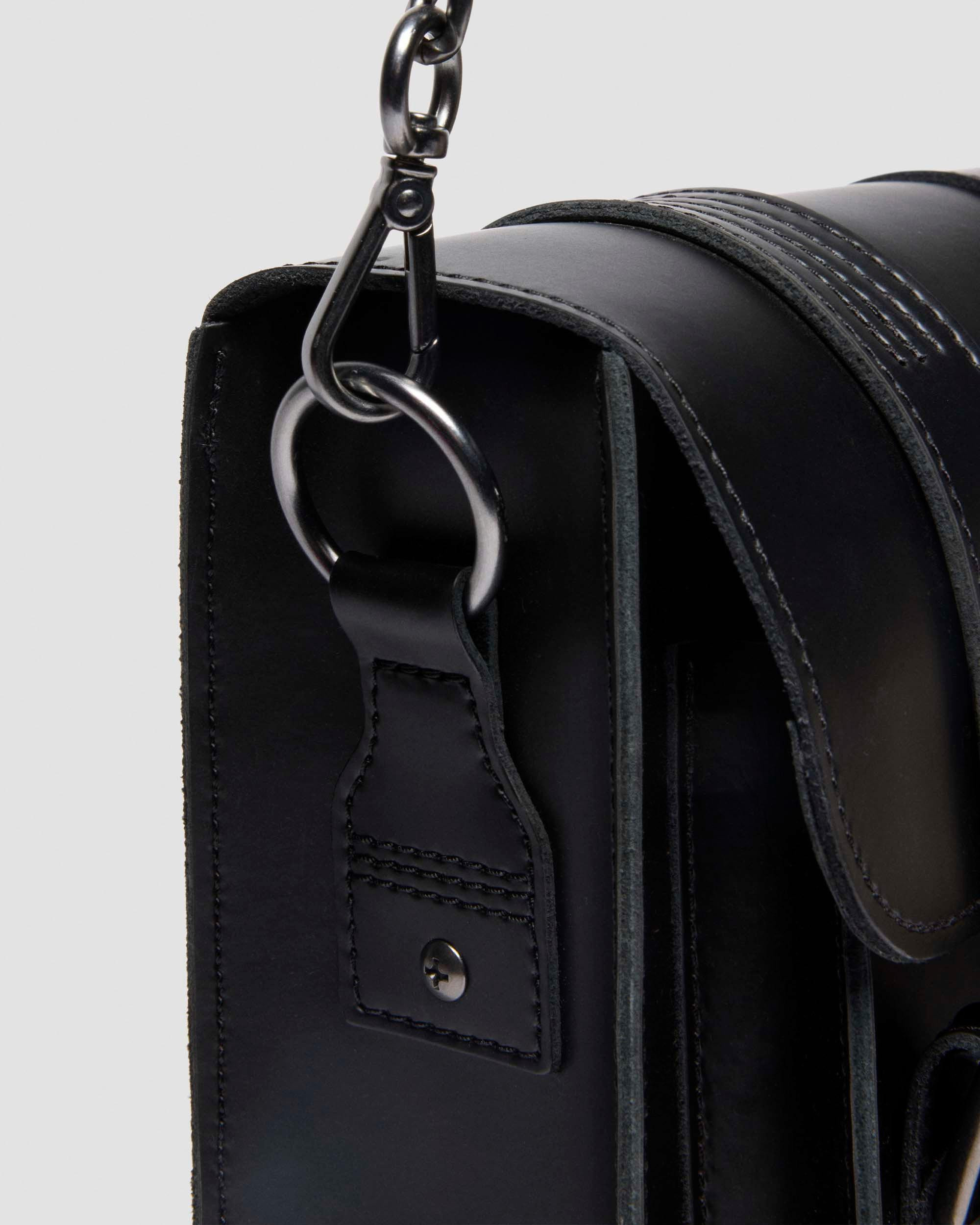 11 INCH SATCHEL HARNESS LEATHER SATCHEL - 9