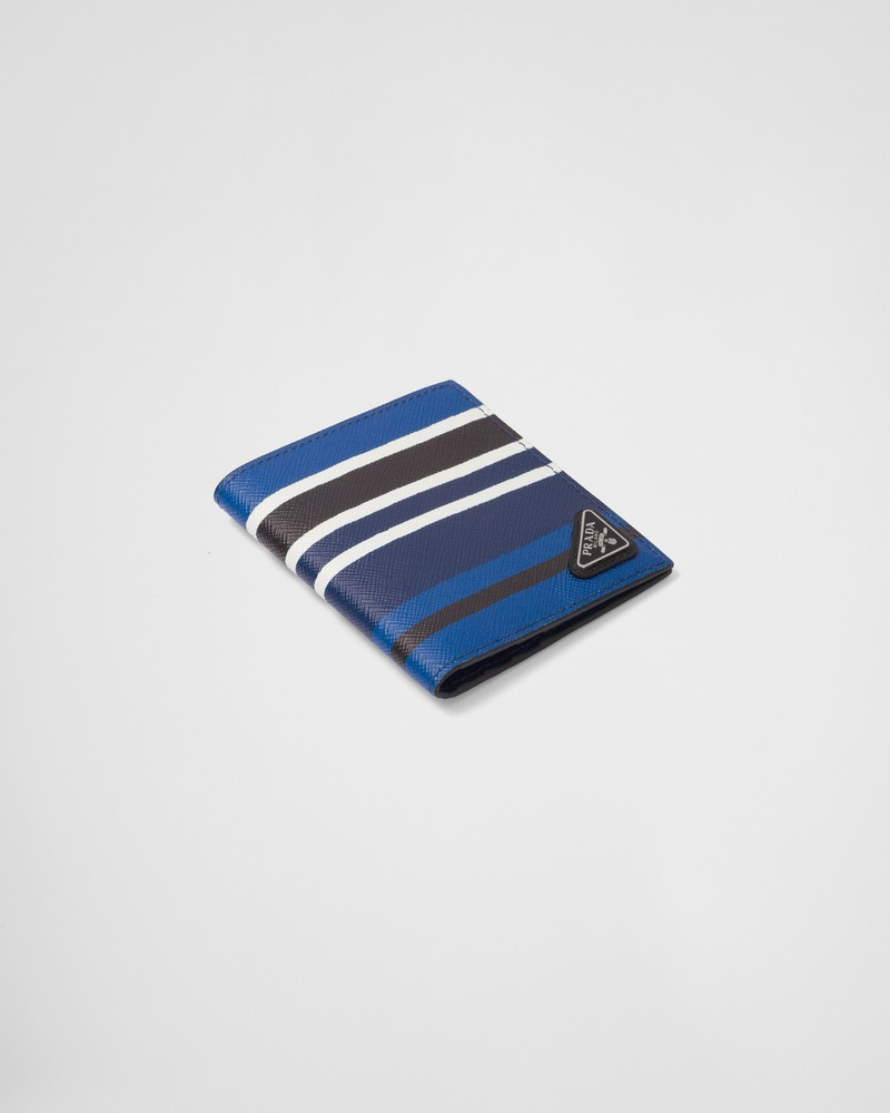 Prada Printed Saffiano leather wallet outlook