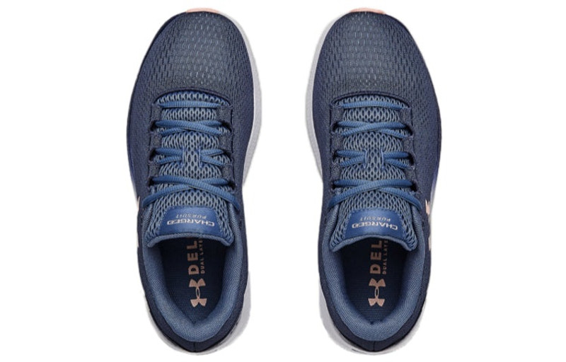 Under Armour (WMNS) Under Armour Charged Pursuit 2 Sneakers Blue/Pink 3022604-401 outlook