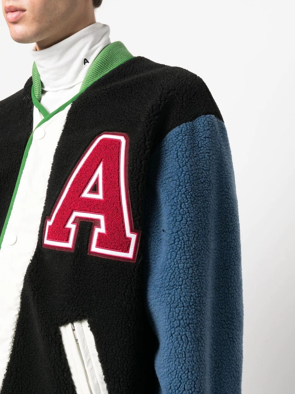 patch-logo bomber jacket - 8