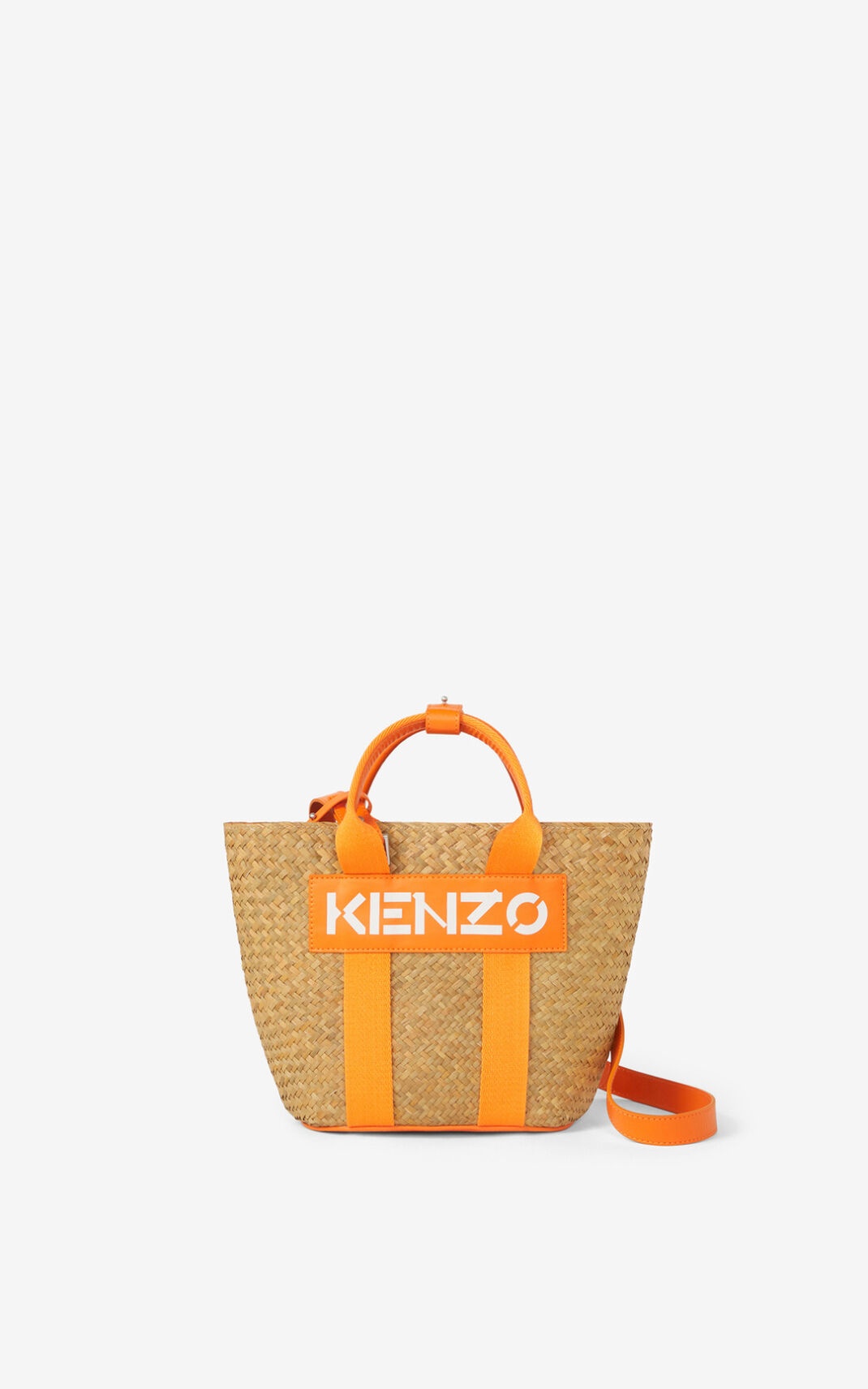 Small KENZO Logo raffia basket - 3