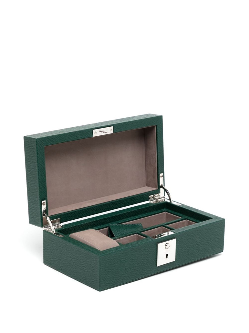 Panama leather watch box 3