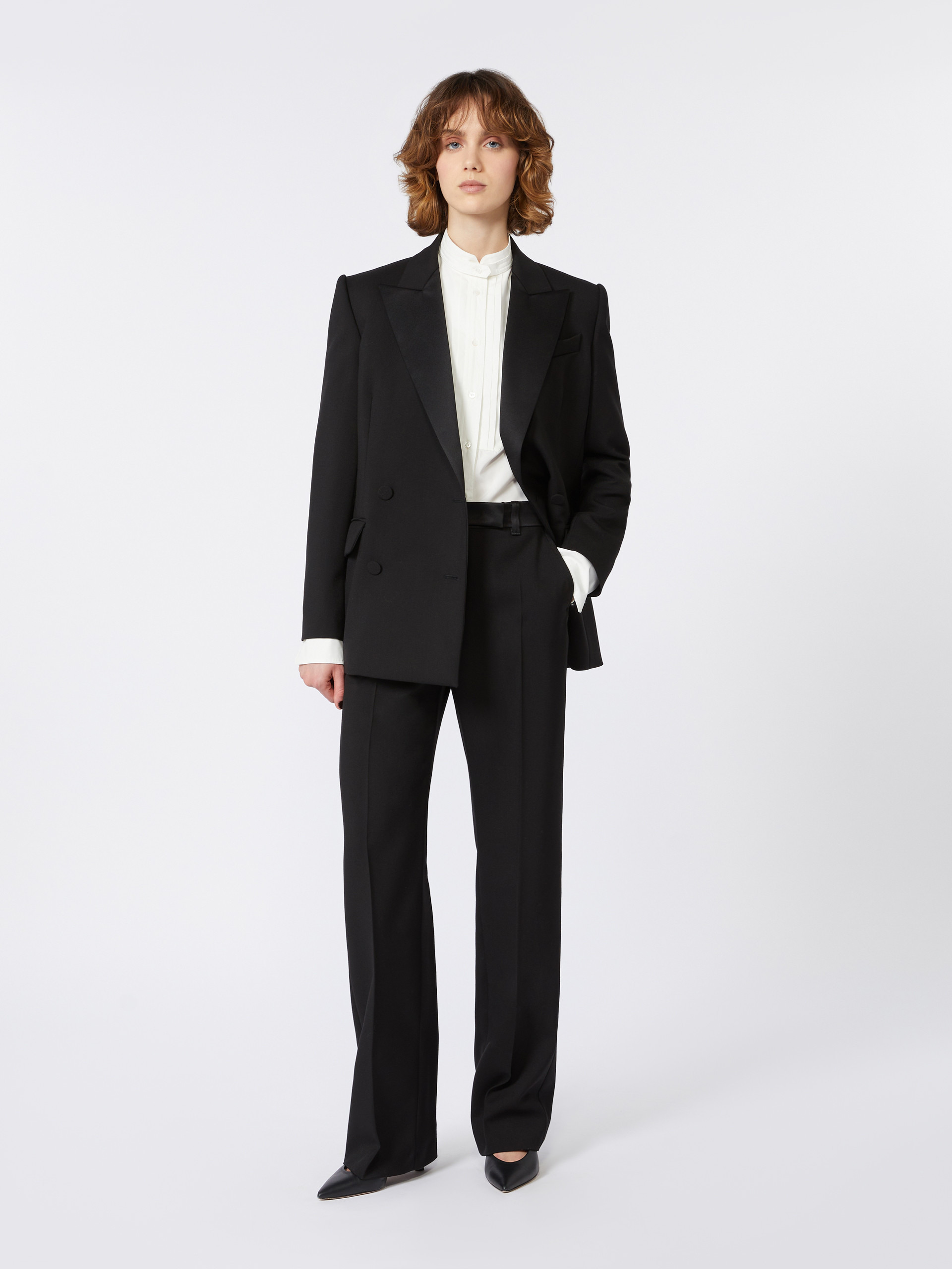 BRIGIDA1234 Wool tuxedo blazer - 2