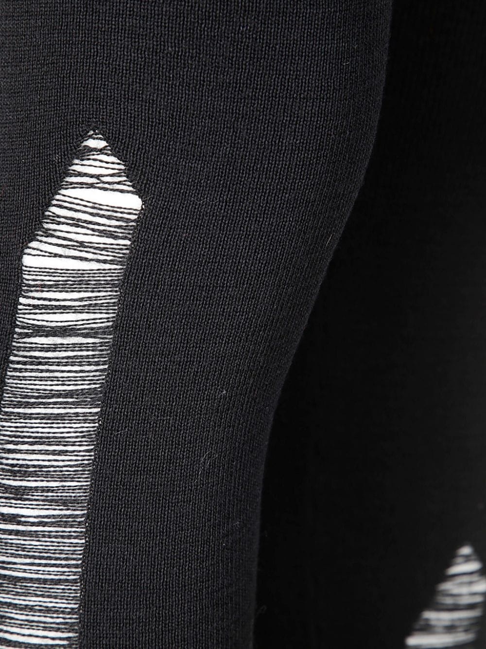 ripped detailing leggings - 3