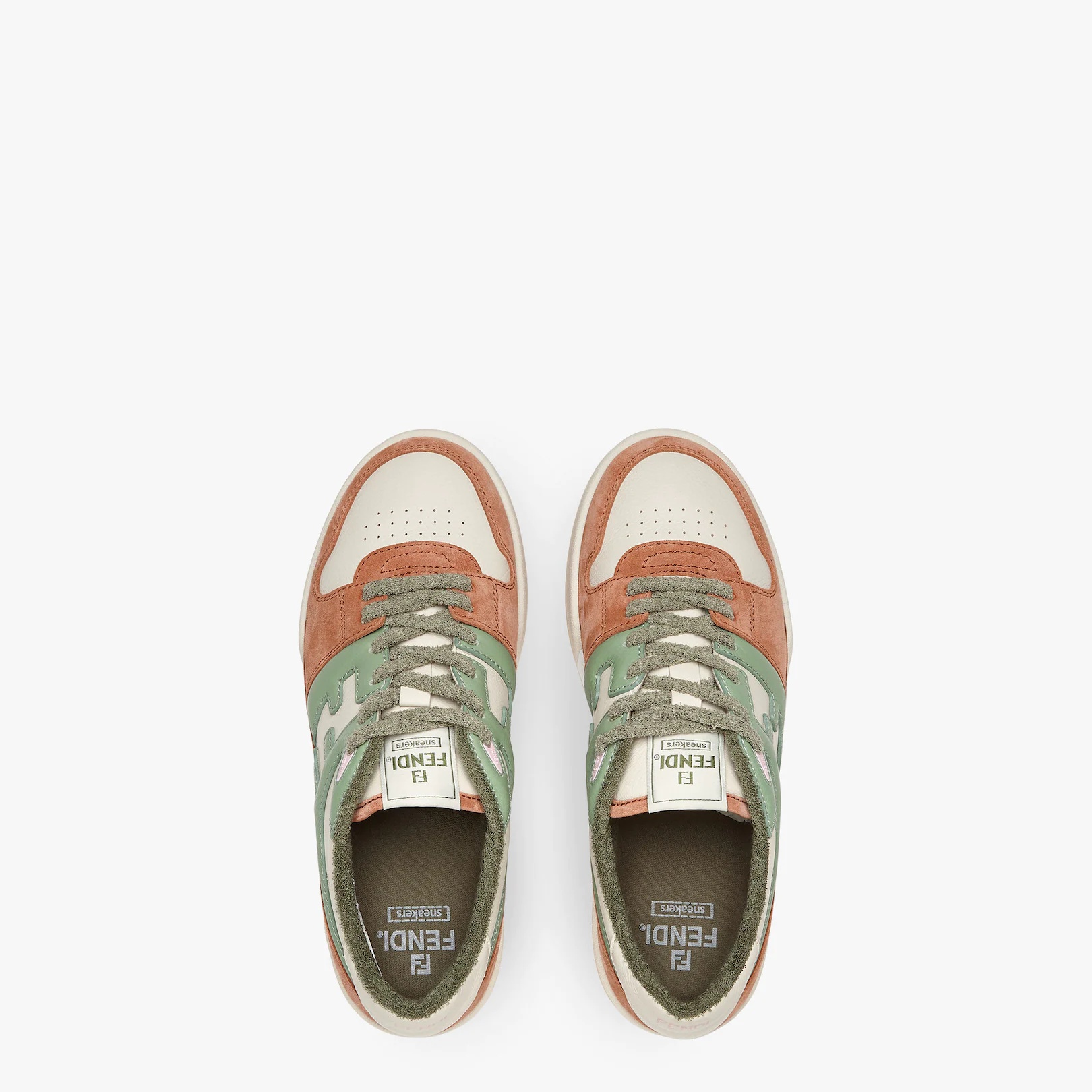 Amaranth suede low-tops - 4