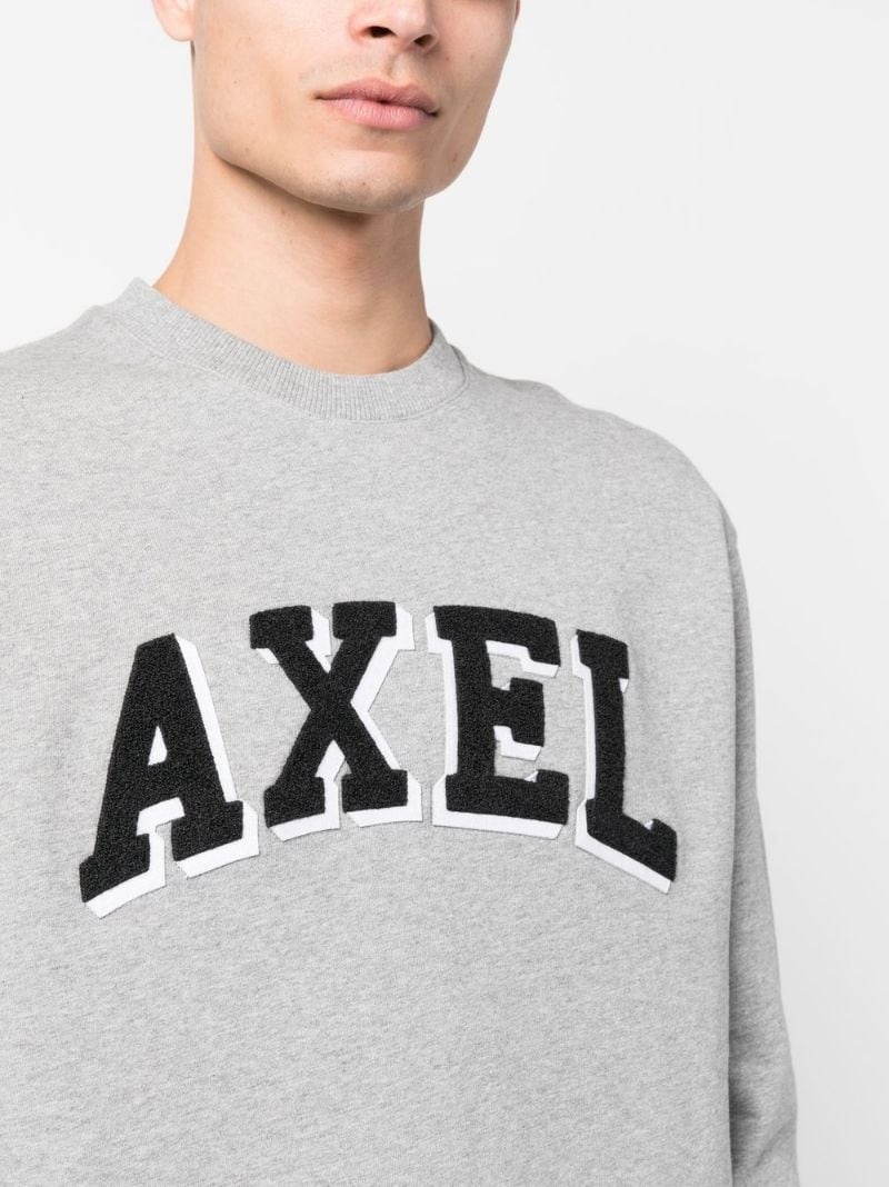 logo-patch organic cotton sweatshirt - 5