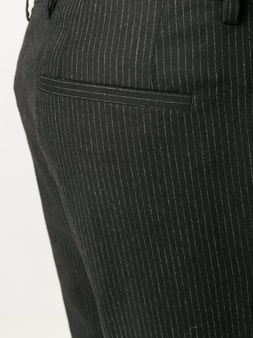 pinstriped tailored trousers - 5