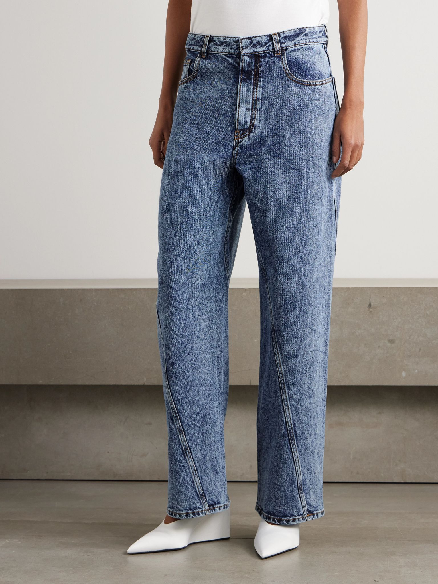 Paneled jeans Blue - 3