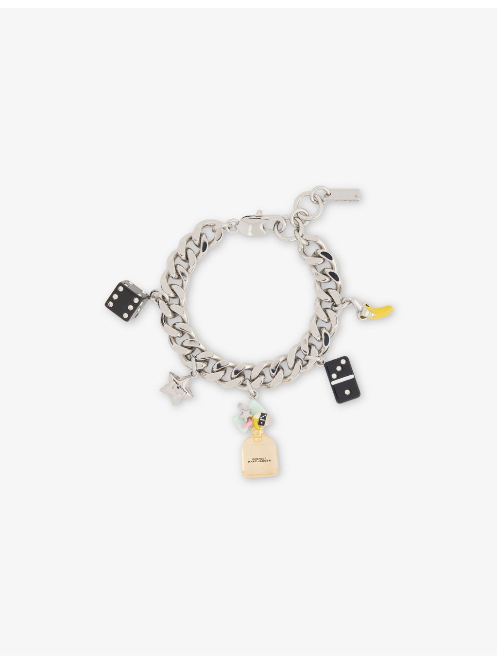 Perfect Charm Silver-Plated Brass Bracelet - 1