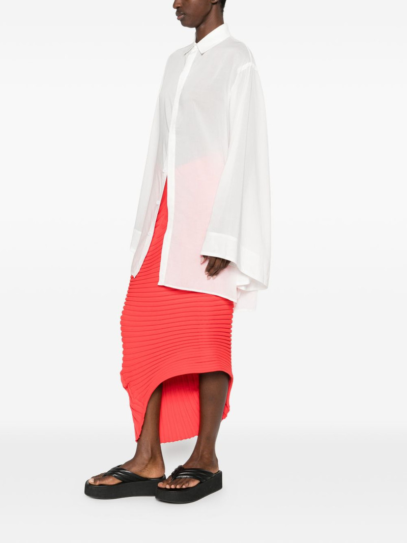 Yohji Yamamoto bell-sleeve shirt outlook