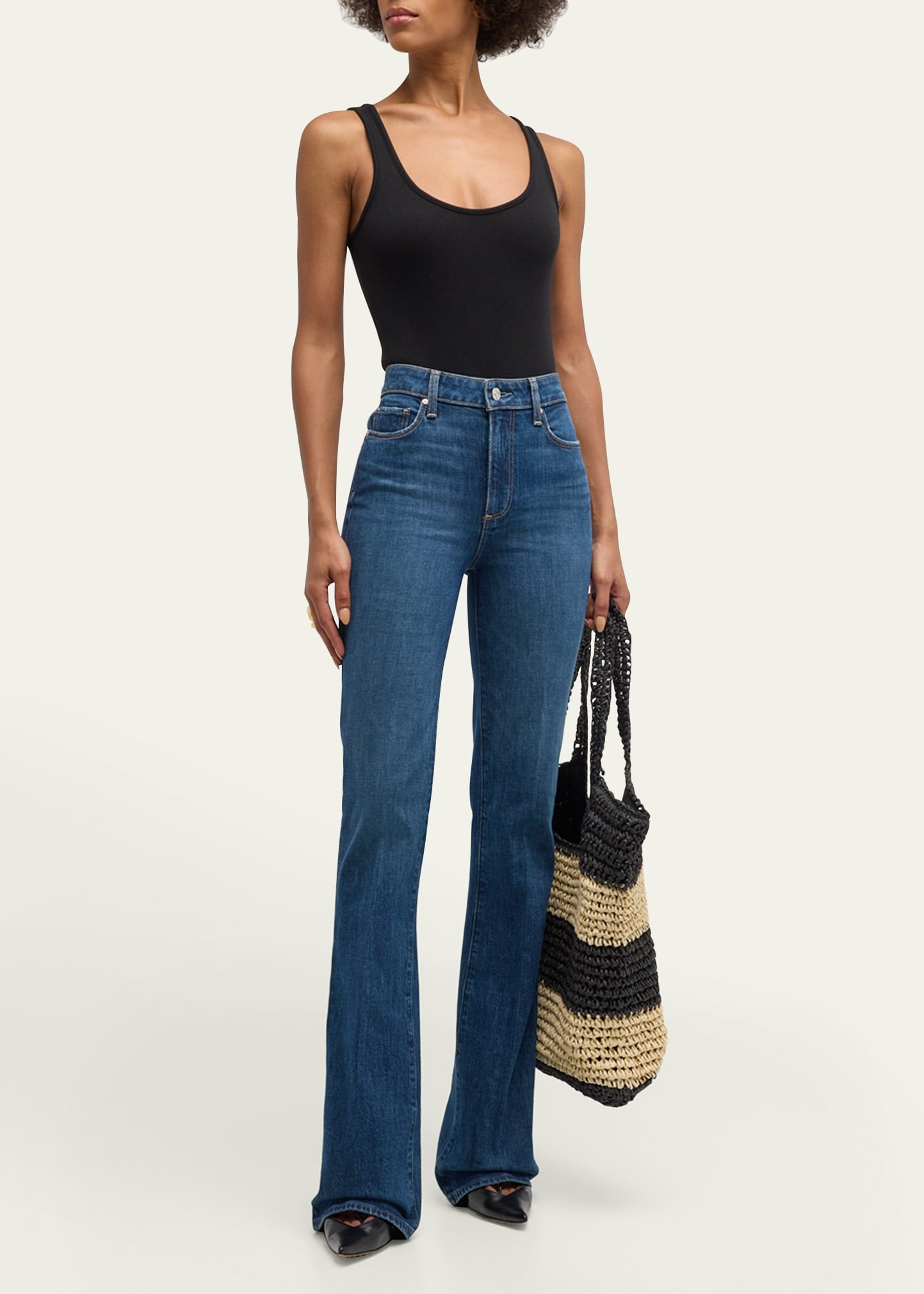 Nica Scoop-Neck Tank Bodysuit - 2