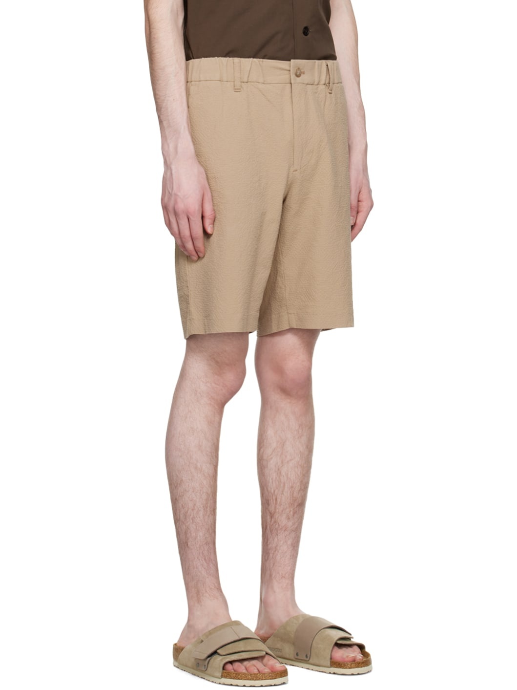 Taupe Theodore 1040 Shorts - 2