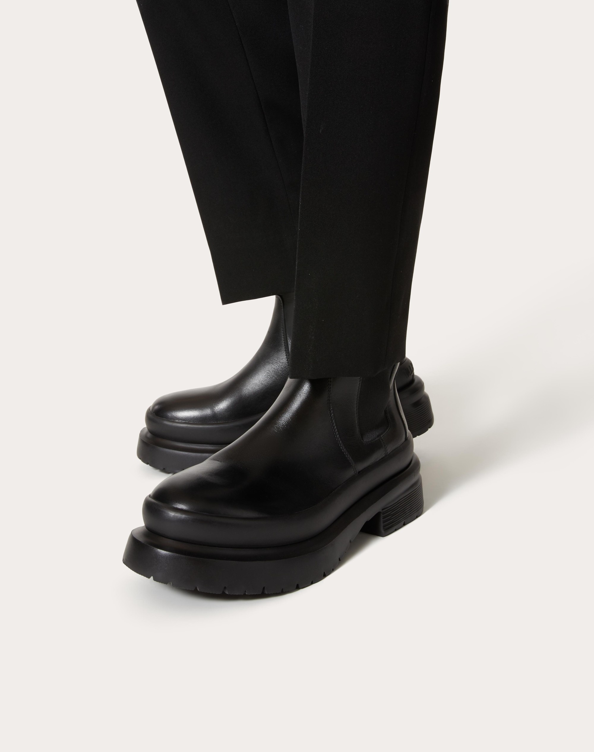 ROMAN STUD CALFSKIN ANKLE BOOT - 6