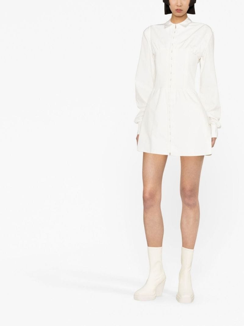 Hook mini shirt dress - 4