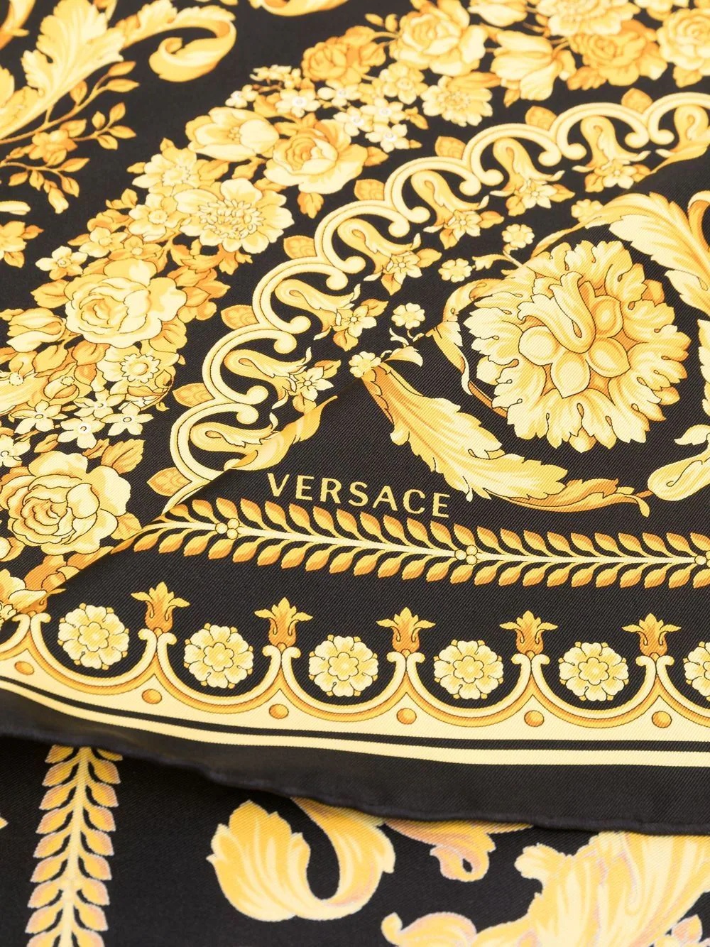 Barocco FW'91 silk foulard - 4