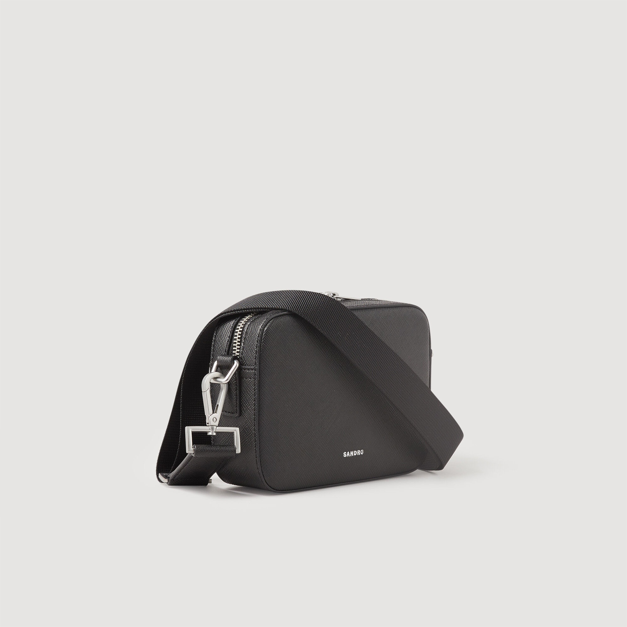 SMALL RECONSTITUTED LEATHER BAG - 4