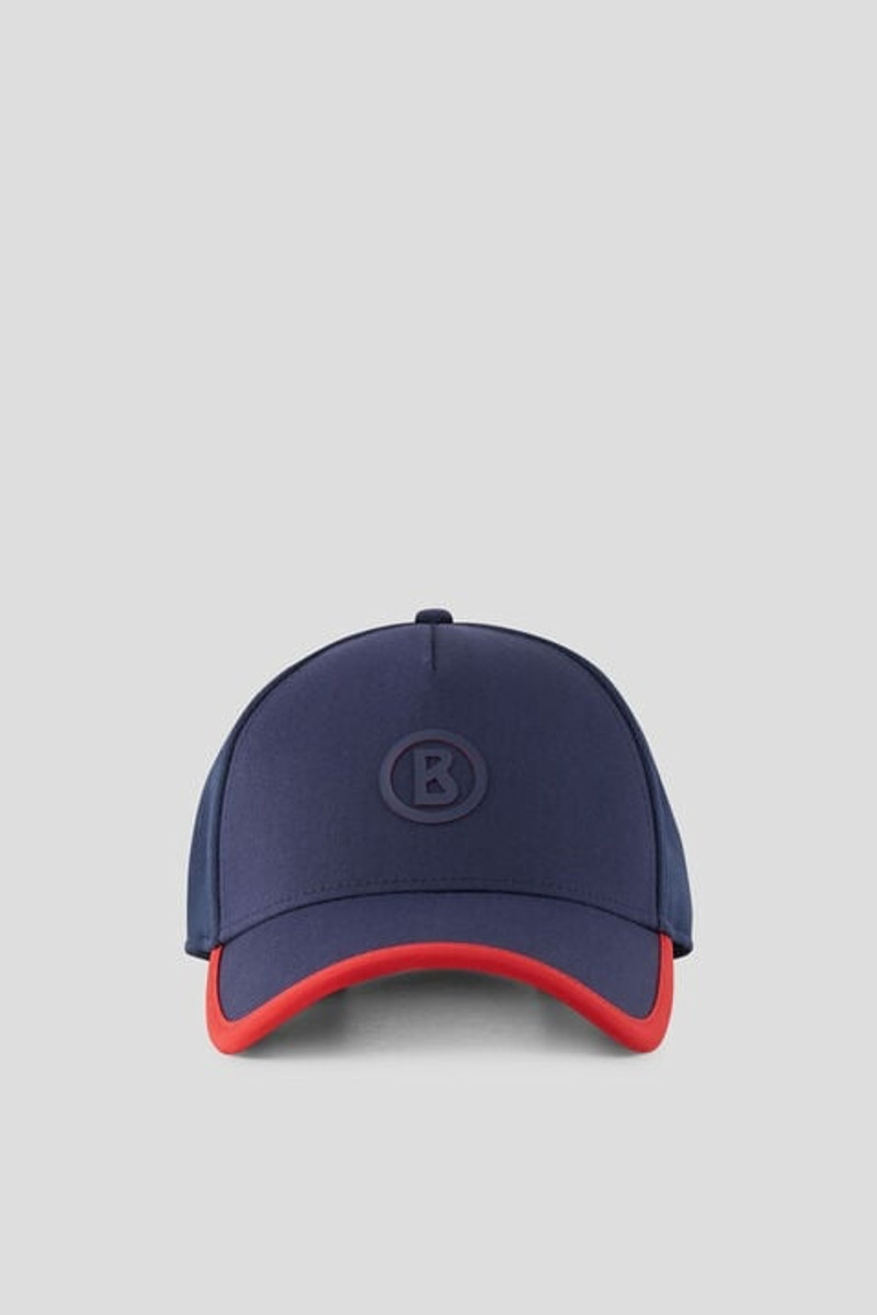 BOGNER Samuel Cap in Navy blue/Red outlook