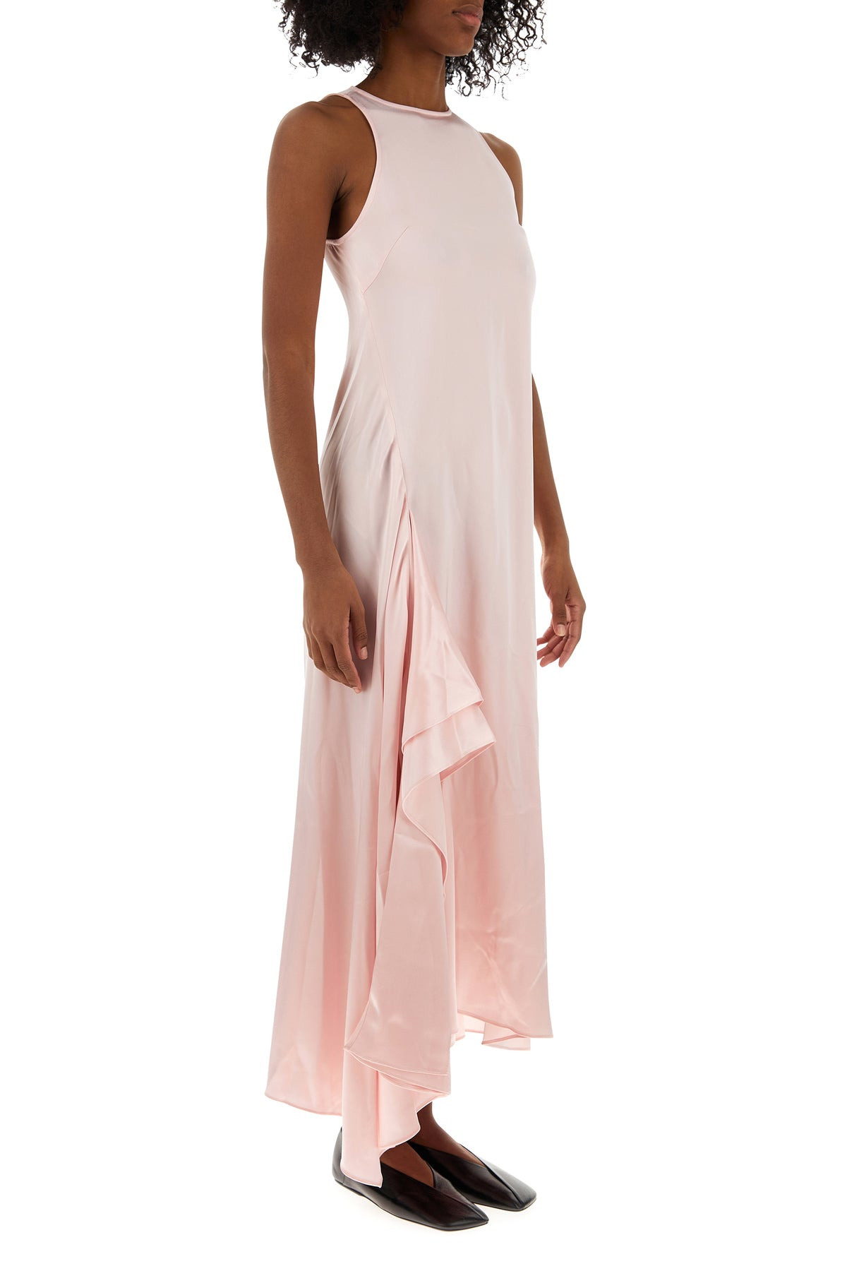 Light pink satin dress - 3