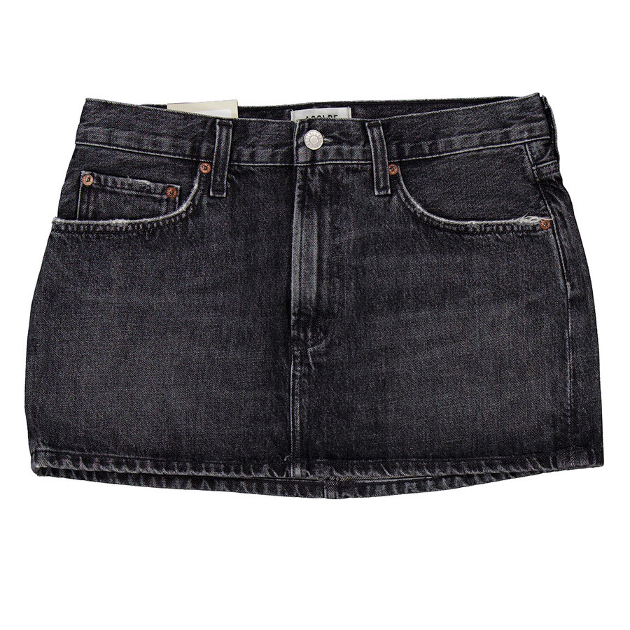 Agolde Alek Denim Mini Skirt - 5