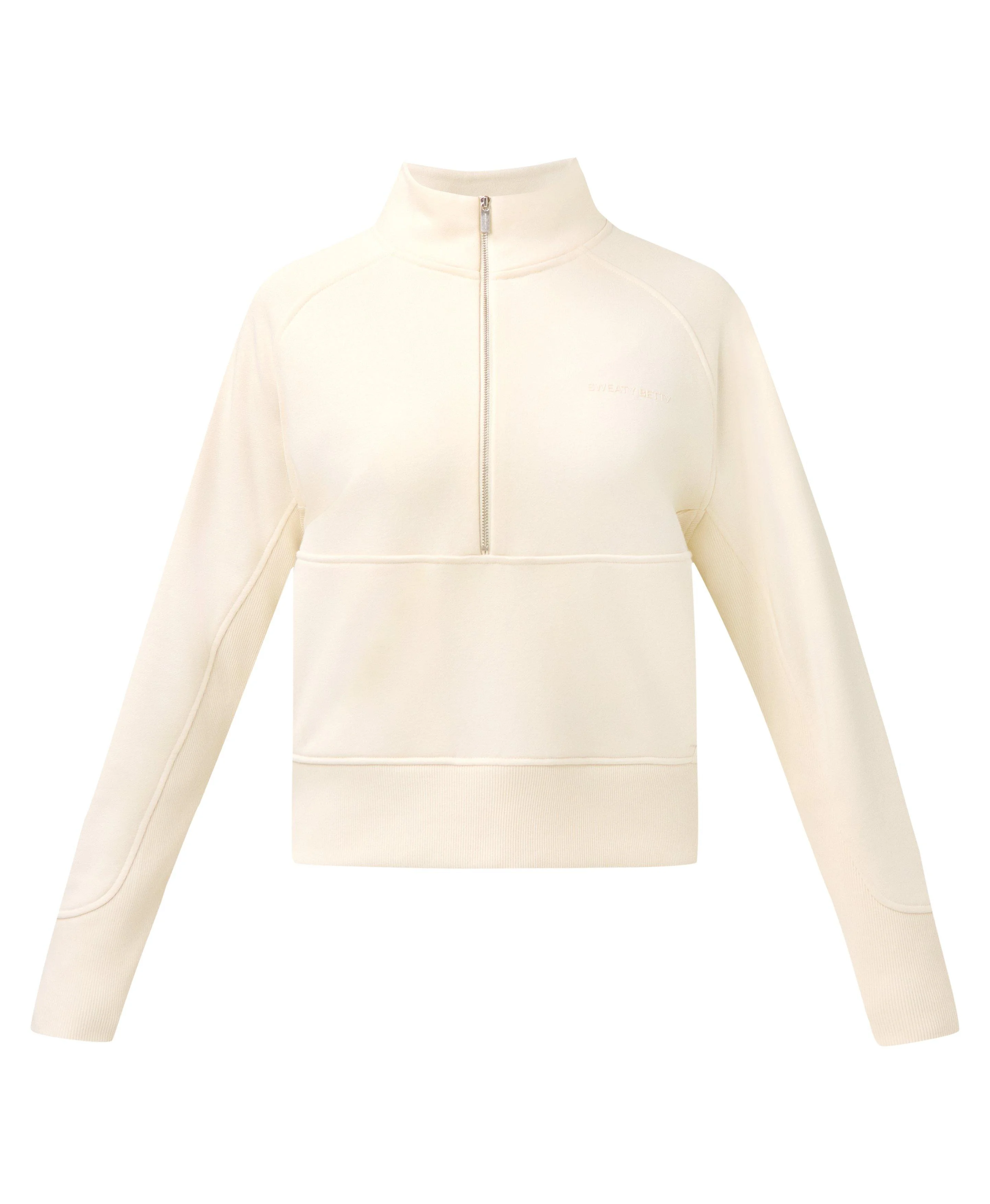 Revive Rib Mix Half Zip Sweatshirt - 1
