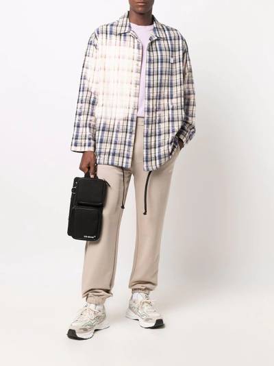 MSGM logo-print cotton track trousers outlook