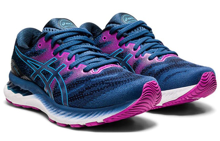 (WMNS) ASICS Gel Nimbus 23 'Digital Aqua Plum' 1012A885-402 - 3