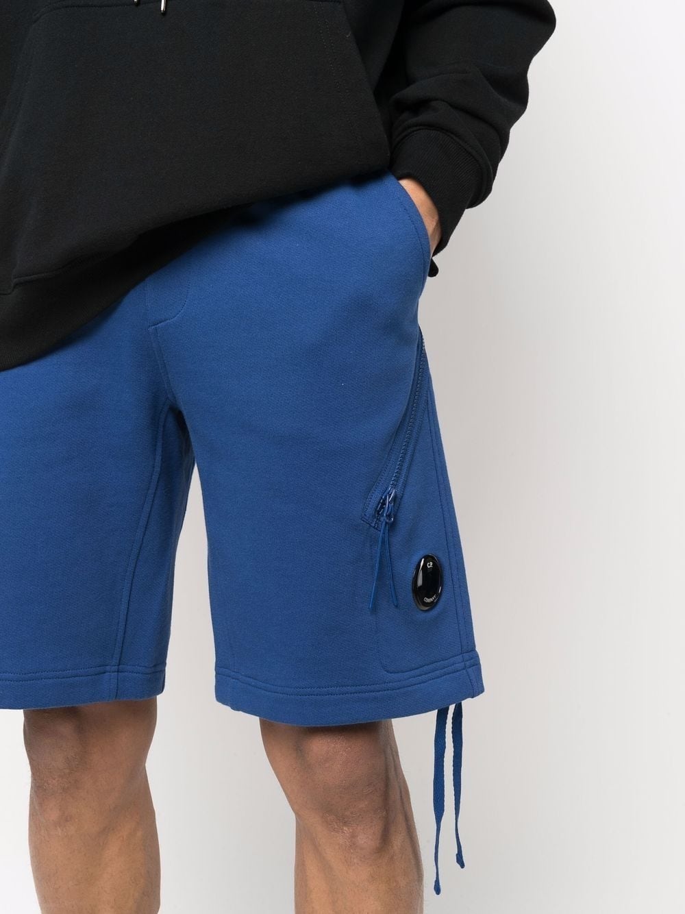 side zip-detail shorts - 5