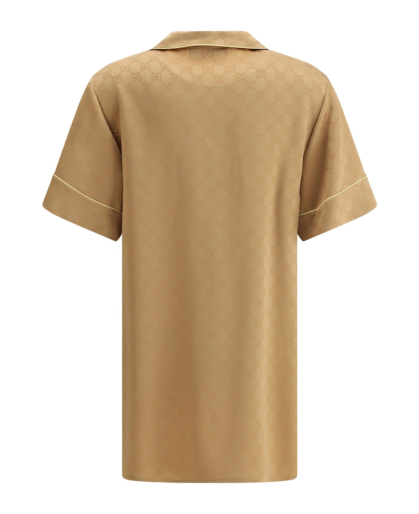 Gg Pattern Silk Shirt - 2