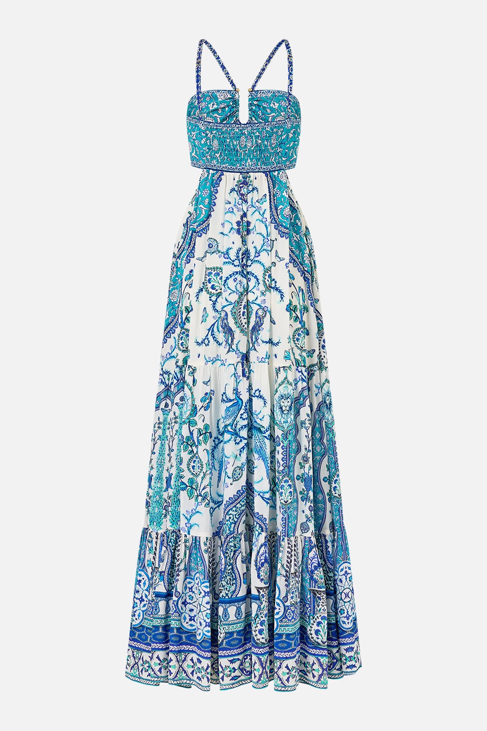 GATHERED CUT OUT DRESS - 8