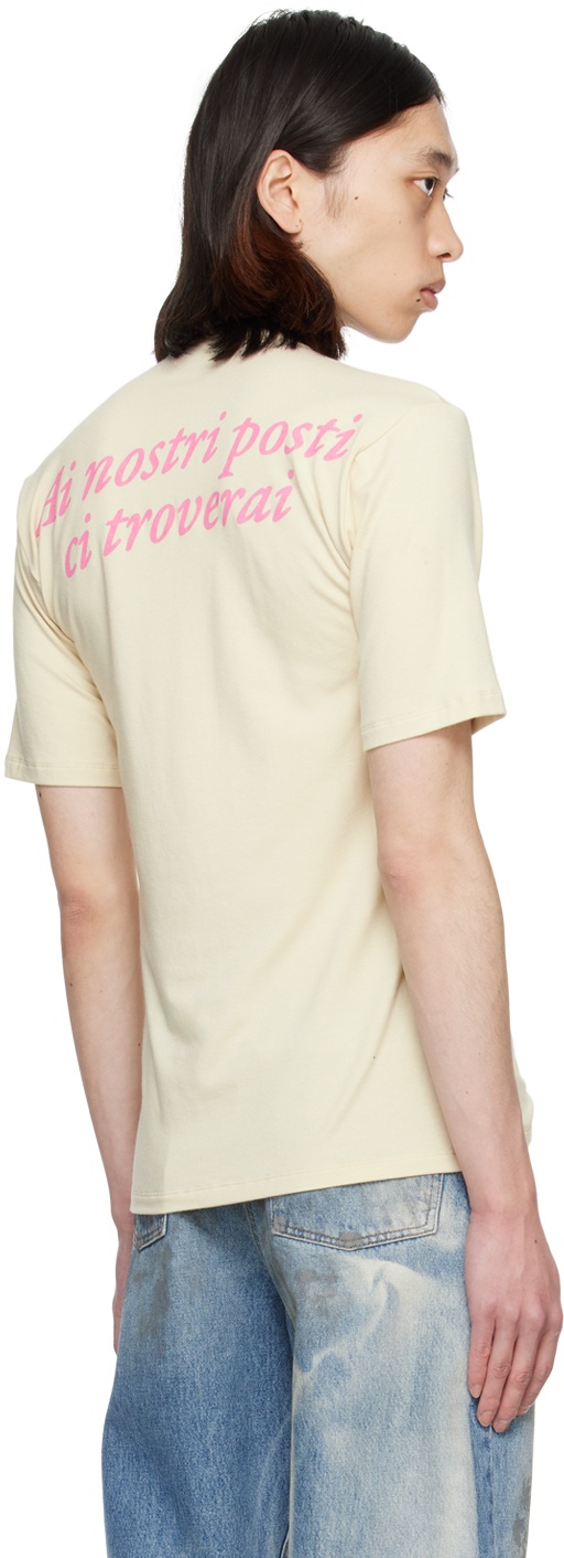 【関税込み】Magliano オフホワイト Fiocco Tシャツ Off-White Fiocco T-Shirt by Magliano on Sale